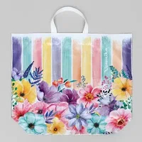 تصویر 2 از نایلون عریض شفاف گل دار در طرح های مختلف